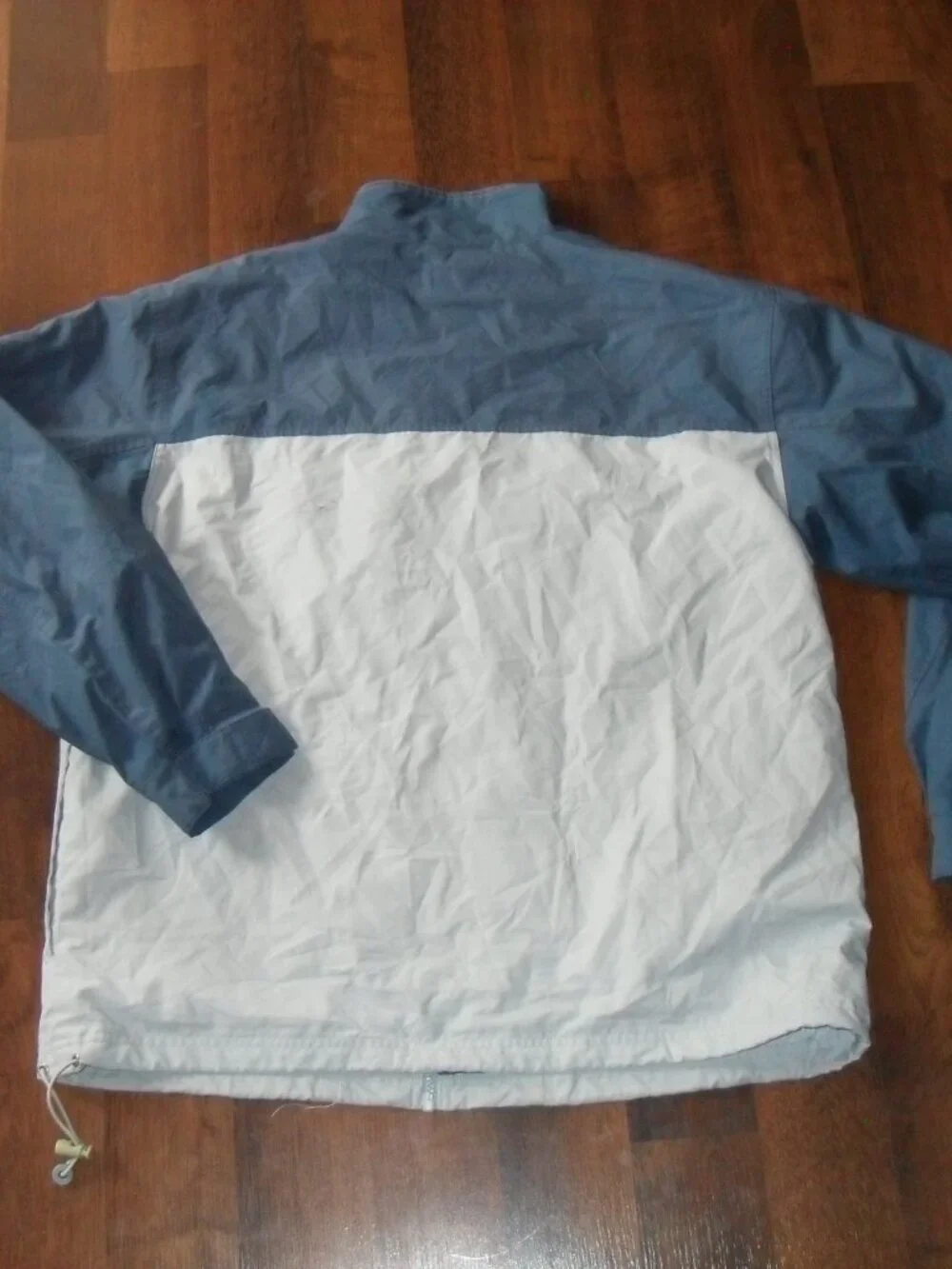 Vintage Adidas Colorblock Windbreaker Jacket Mens Medium Navy Grey Yellow Y2K